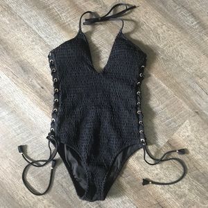 Victoria’s Secret swimsuit, black, size small